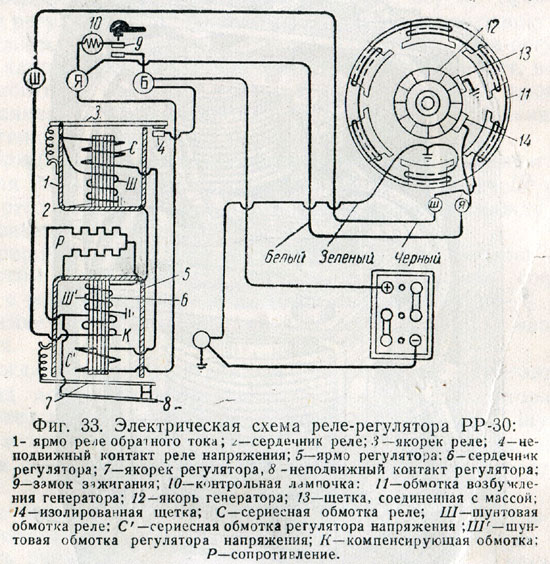 Схема подключения генератор г108г