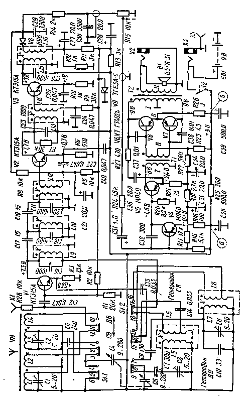 Схема радиоприемника невский 402
