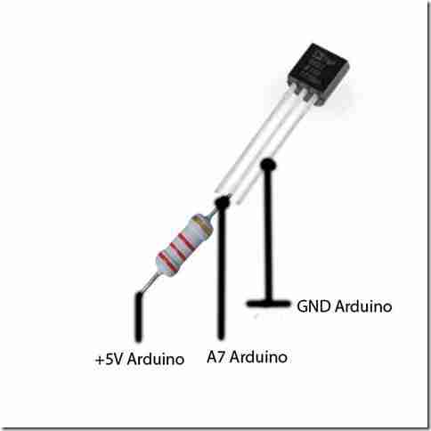 Lm335 датчик температуры подключение Подключение датчика температуры LM335A к Arduino - Geek Electronics