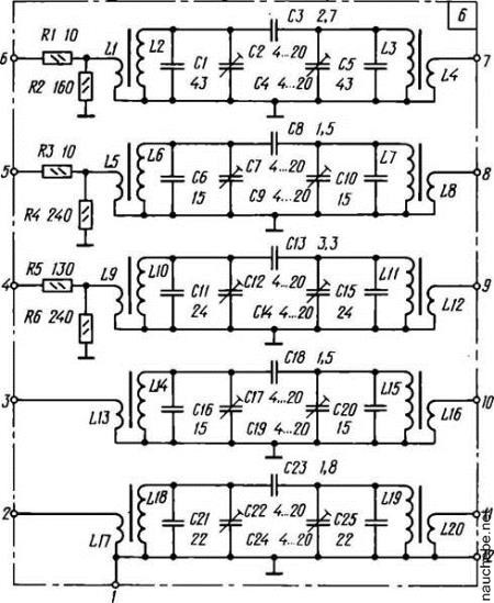 Диапазонные полосовые фильтры своими руками схемы