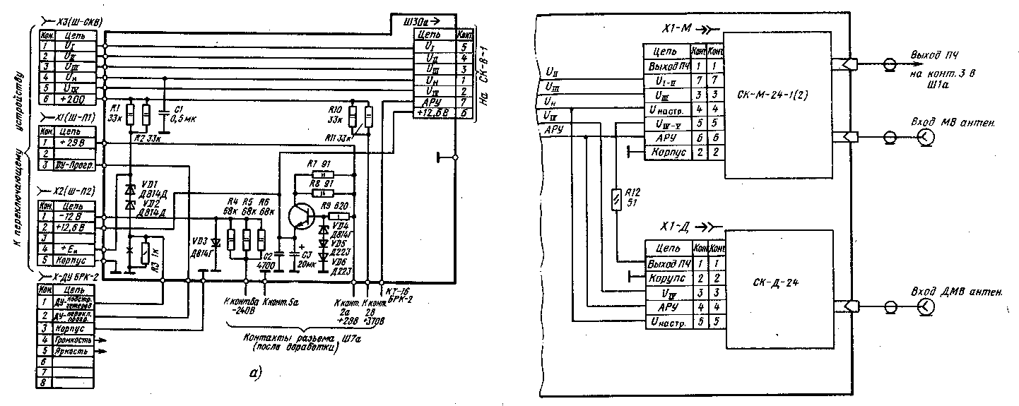 Схема селектора каналов. Смрк-2-1 схема принципиальная электрическая. СКД-24-2с схема.