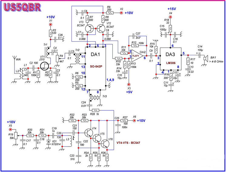 Приемник на 3 мгц схема. Приемник прямого преобразования 3мгц. Смеситель трансивера на к174ха2 схема. Схемы смесителей кв трансивера. Смеситель кв трансивера на микросхеме.