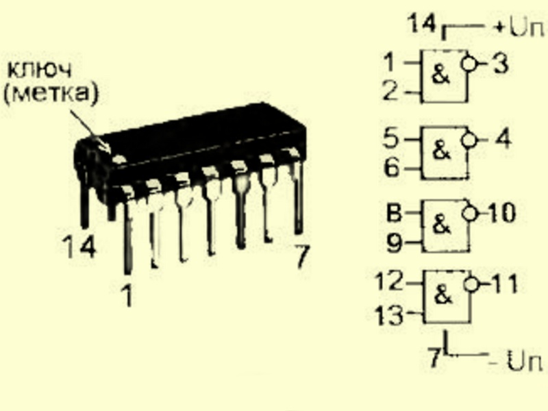 Микросхема к561ла7 схемы